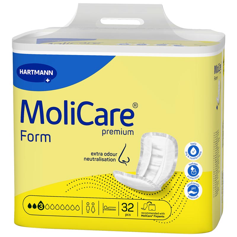 MoliCare Premium Form 3 Tropfen, Vorlage, Beutel (1 x 32 Stk.)
