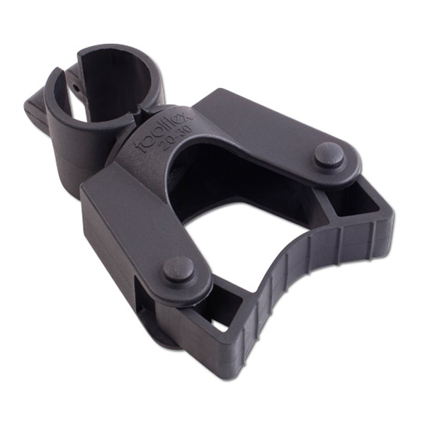 Toolflex-Halter für Montage an Rohren, verschiedene Größen für 25mm Rohr