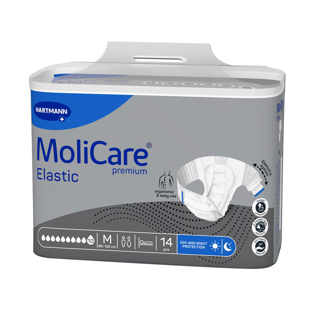 MoliCare Premium Elastic 10 Tropfen, Windel