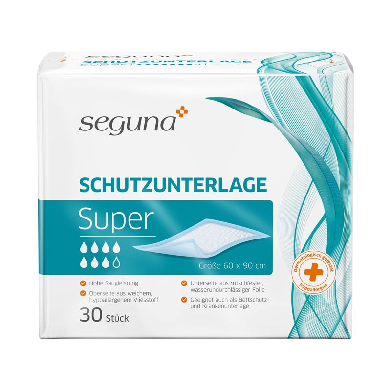 SEGUNA Schutzunterlage Bed Pads super, 60 x 90 cm