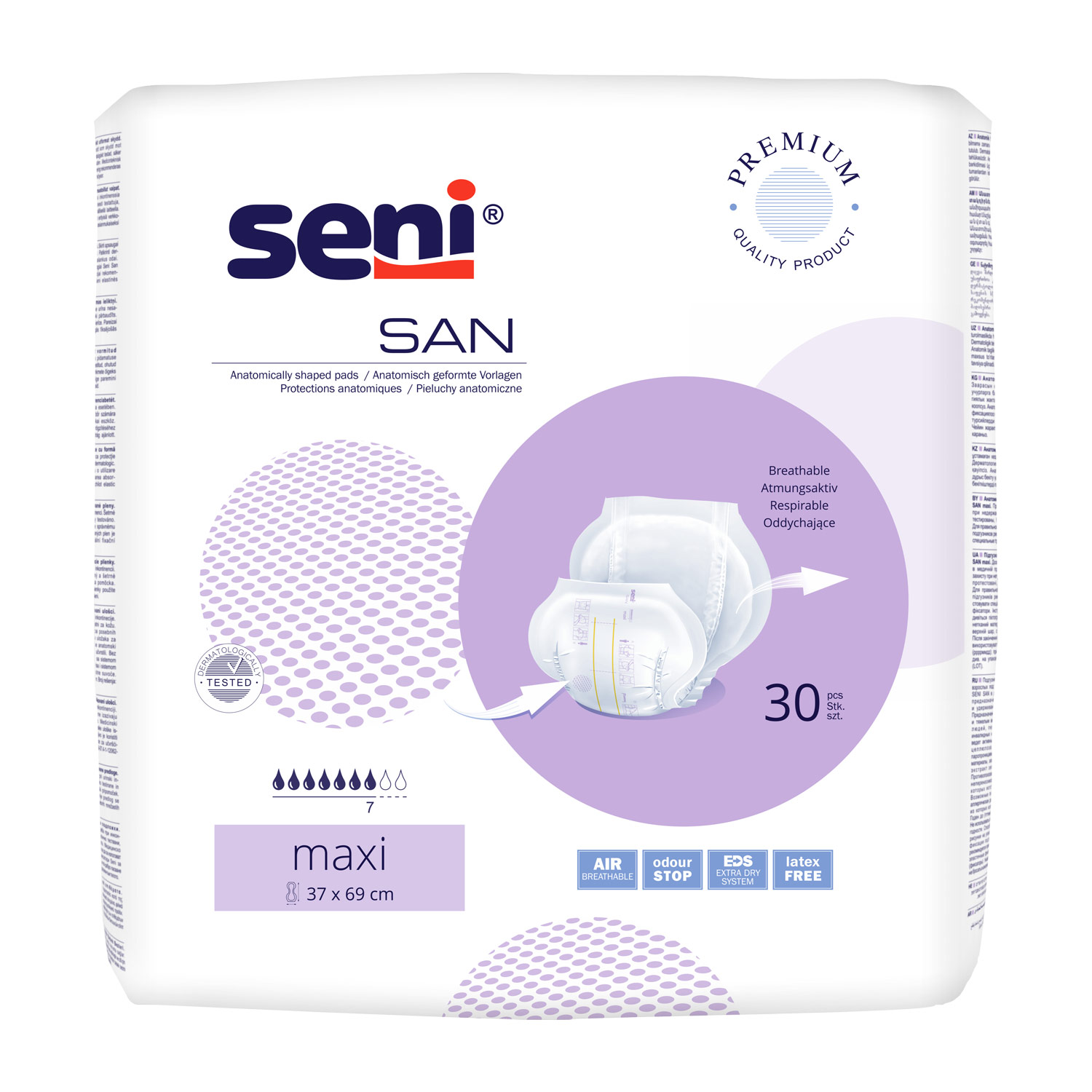 Seni San Maxi, Vorlage Beutel (1 x 30 Stk.)