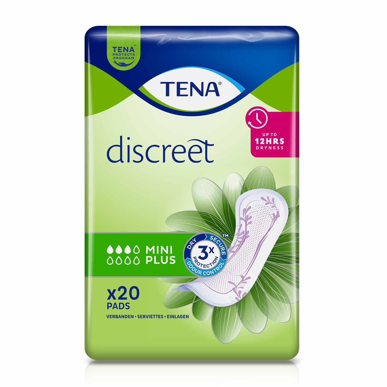 TENA Discreet Mini Plus, Einlage, Sparpaket (6  x 20 Stk.)