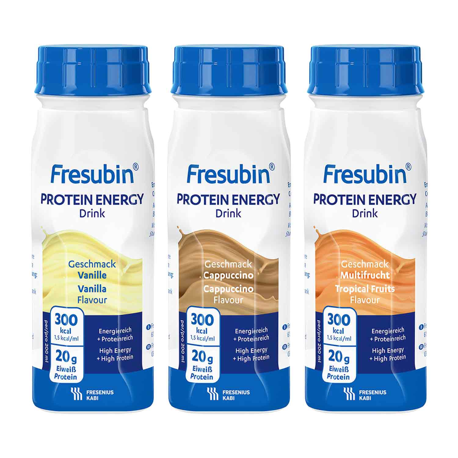 Hochkalorischer Fresubin PROTEIN ENERGY Drink 24 x 200ml Mischkarton