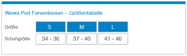 Wewa_Ped_Fersenkissen_Groessentabelle